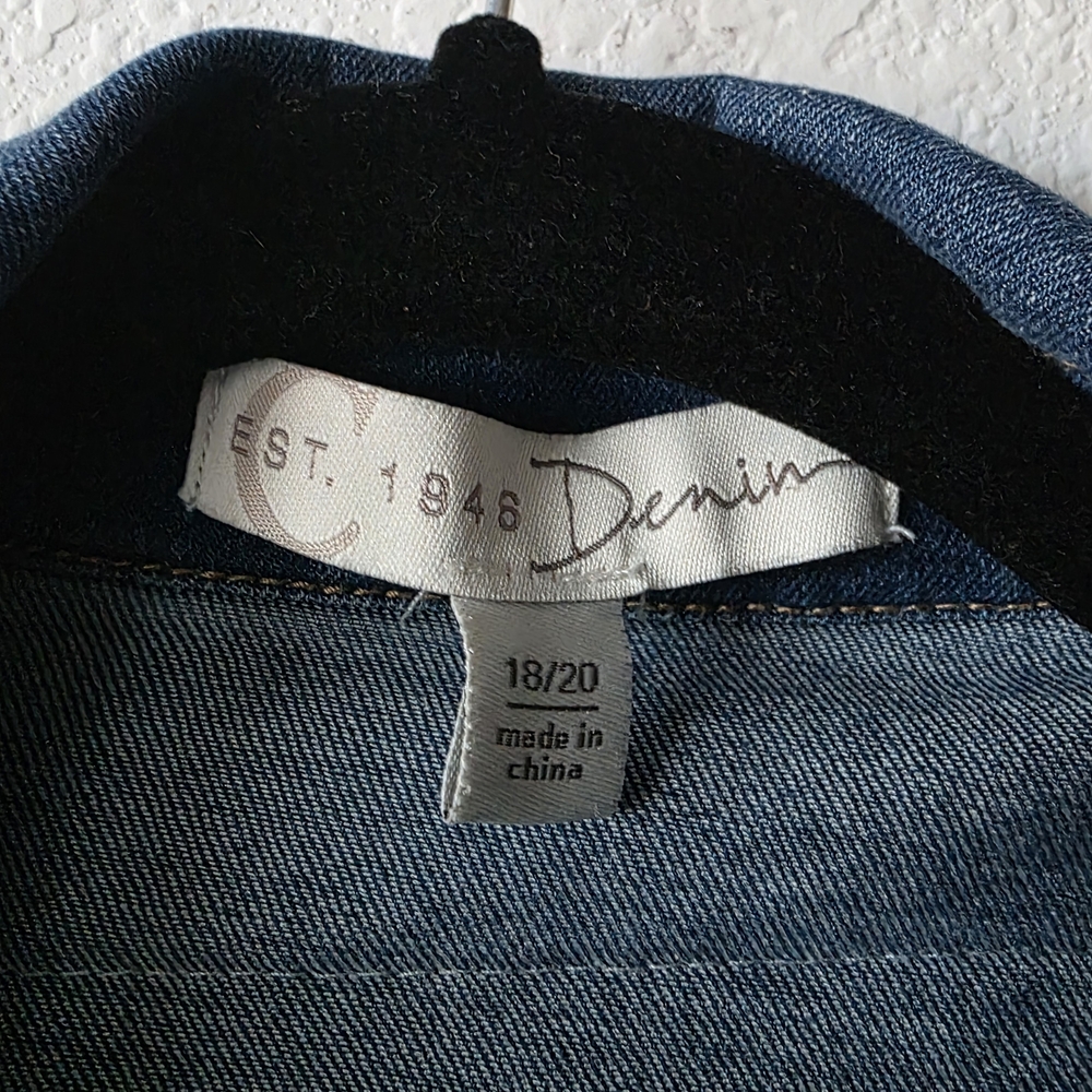 Cato Multicolor Embroidered Denim Jacket - Picture 3 of 8